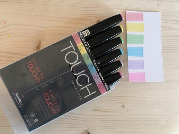 Touch 6er Set Pastellfarben