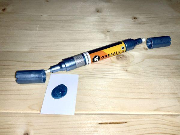 224 METALLIC BLAU Twin