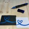 BLAU dual metallic Brush