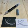 SILBER dual metallic Brush